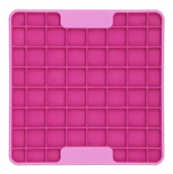 Лизальний килимок антистрес для маленьких собак собак LickiMat Mini Tuff Playdate Pink, тверда основа