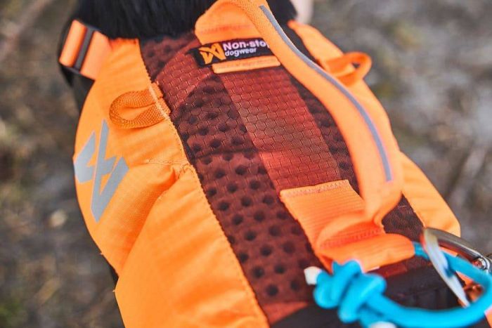 Рятувальний жилет для собак Protector life jacket Non-stop dogwear Чорний/Помаранчевий 5