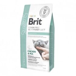 Brit Cat Renal VetDiets-сухий корм для кішок при патології нирок з яйцем і горохом 2кг