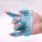 Силіконова щітка на руку 1211 см  Блакитна