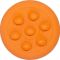 Лизальний килимок антистрес для собак LickiMat UFO Orange, для купання та догляду, на присосках