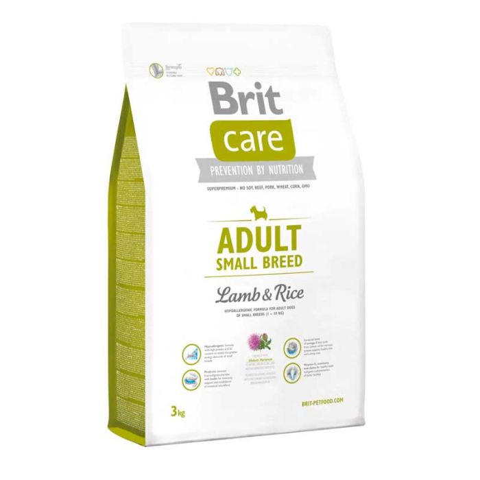 Brit Care s Adult з ягням і рисом для собак вагою до 10 кг 7,5 кг
