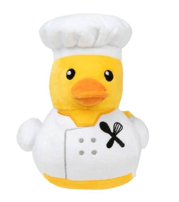 М'яка іграшка для собак FuzzYard Качка-кухар