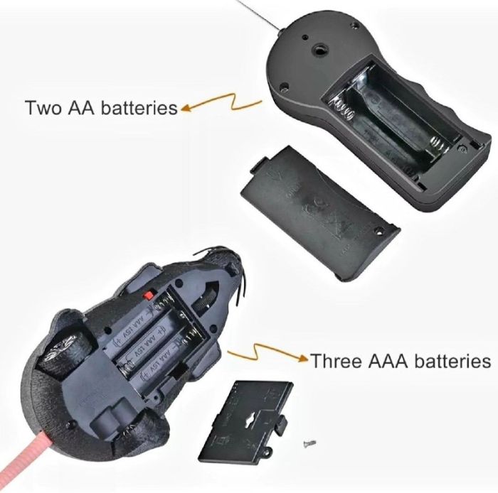 Миша на радіокеруванні коричнева з пультом 28 х 6 см 