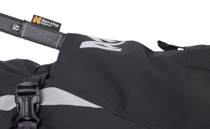 Тепла зимова куртка для собак Glacier jacket 3.0 Non-stop dogwear Чорний/Помаранчевий 24