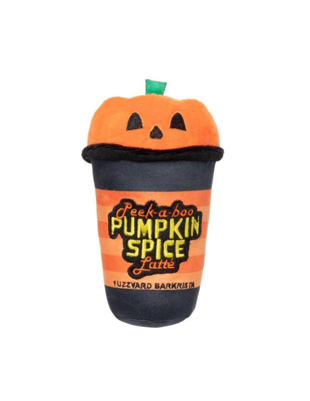 М'яка іграшка для собак FuzzYard Гарбузово-пряний латте Peek-A-Boo