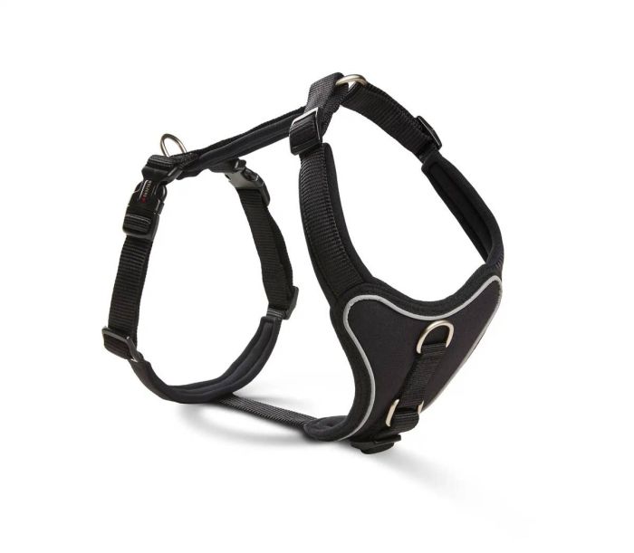 Шлейка для собак пом'якшена Wolters Professional Comfort 7 90-110 см / 35 мм Чорний