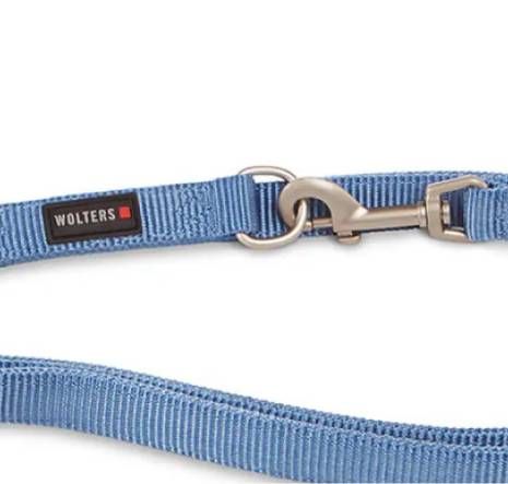 Повідець перестібка з нейлону для собак маленьких порід та котів Wolters Professional S 2 м / 10 мм Синій