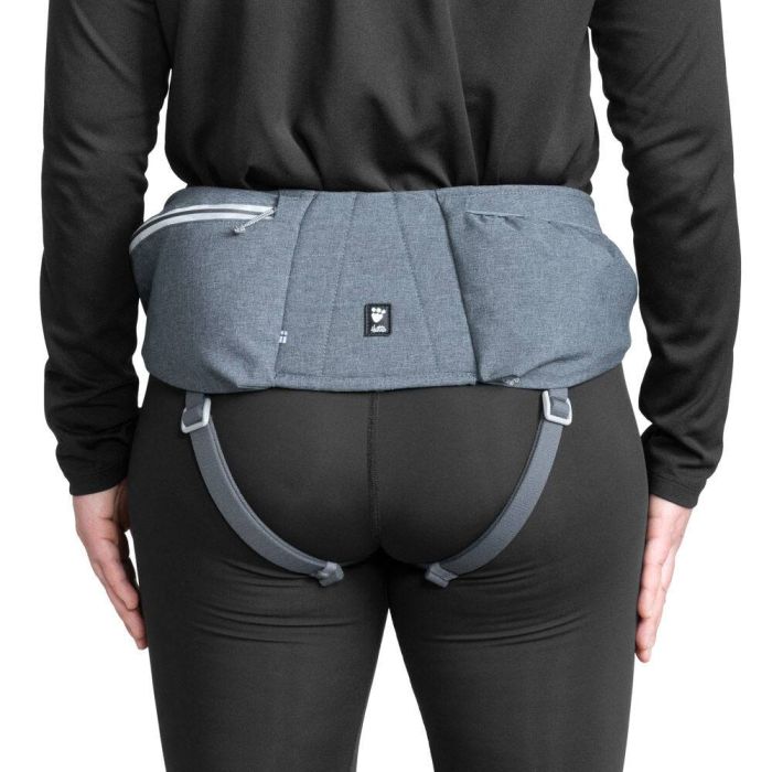 Пояс для прив'язі собак Hurtta Expedition Belt ECO Сірий 70-110