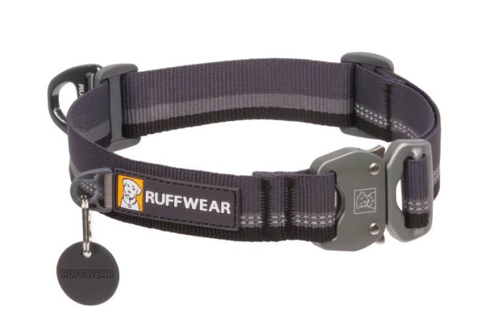 Посилений нашийник для собак зі світловідбивачем Ruffwear Top Rope™ 51-66 см Світло-сірий