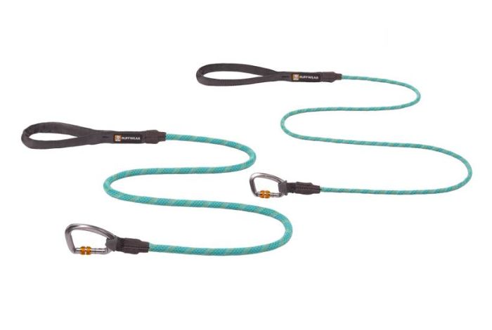 Рефлекторний повідець канат для собак Ruffwear Knot-a-Leash™ L 1,5 м / 11 мм Бірюзовий