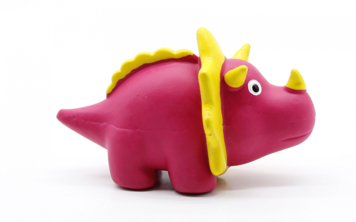 Динозаврик латексний 14 см, PH-259 Фіолетовий