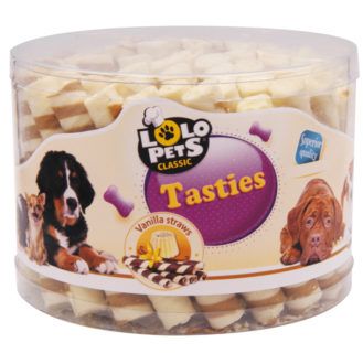 Lolo pets Банка трубочки ванільні 60шт 760гр 80997 