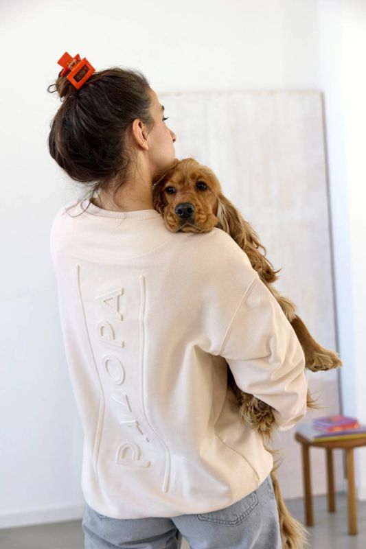 Світшот для власників собак Palopa Бежевий M