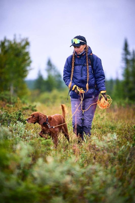 Повідець для собак Protector round long line Non-stop dogwear Помаранчевий 15 м