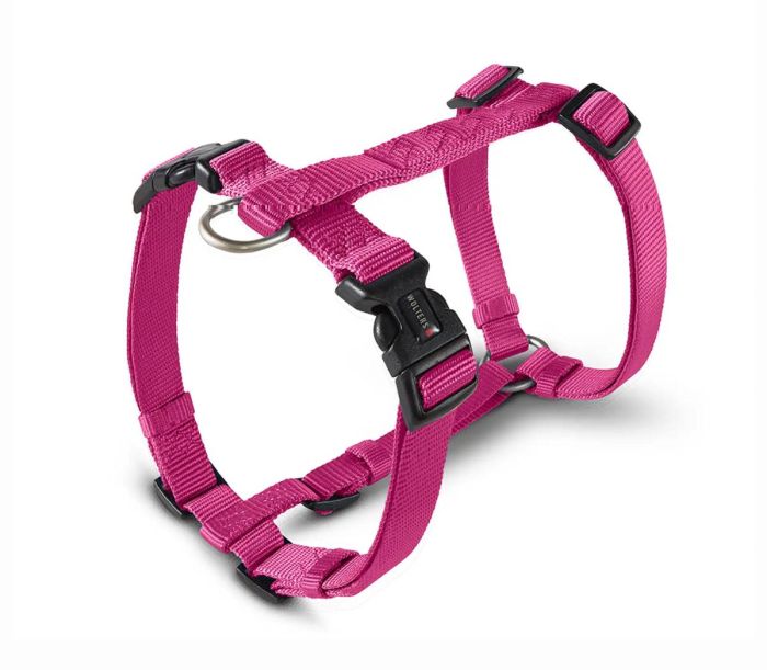Анатомічна шлейка для собак Wolters Professional M 30-50 см / 15 мм Малиновий