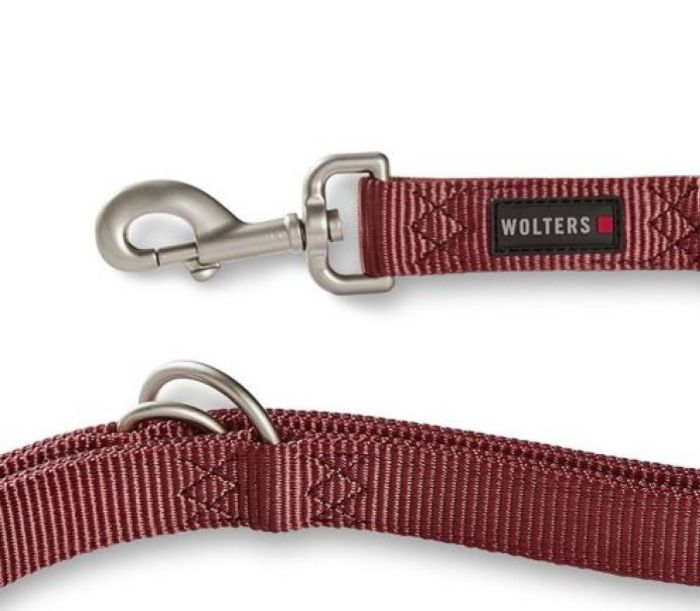 Повідець перестібка з нейлону Wolters Professional M 3 м / 15 мм Бордовий