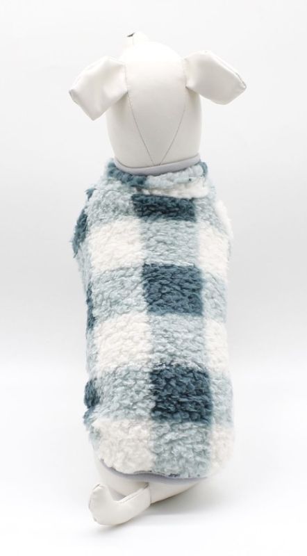 Кофта Клітинка зелена овчина (хлопчик), M 