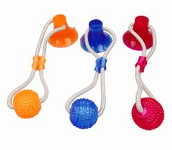 Іграшка на присоску з мячем 35 см d 7см SL-813 