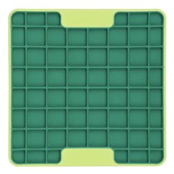 Лизальний килимок антистрес для маленьких собак собак LickiMat Mini Tuff Playdate Green, тверда основа