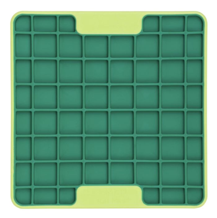 Лизальний килимок антистрес для маленьких собак собак LickiMat Mini Tuff Playdate Green, тверда основа