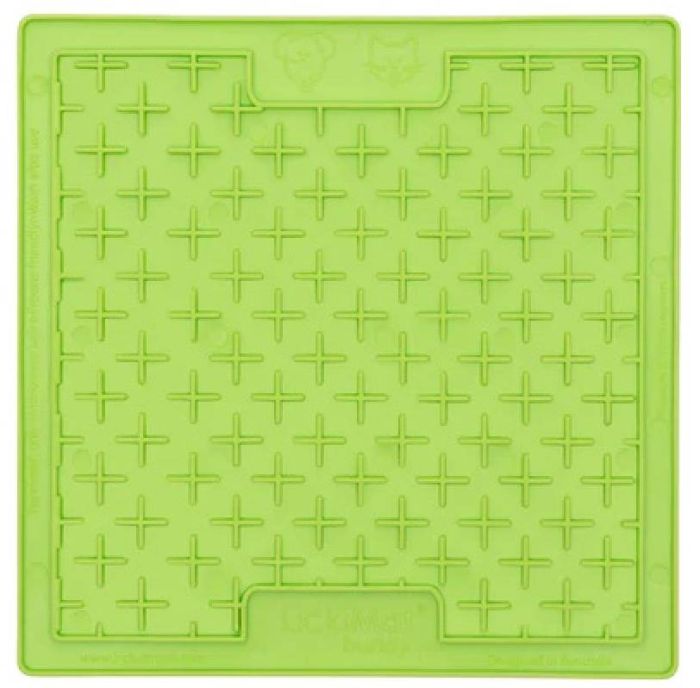 Лизальний килимок антистрес для собак LickiMat Buddy Green, мʼяка основа