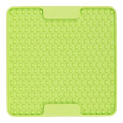 Лизальний килимок антистрес для маленьких собак собак LickiMat Mini Soother Green, м'яка основа