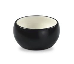 Керамічна миска для собак Wolters Diner Color S 0,25 л Білий/Чорний