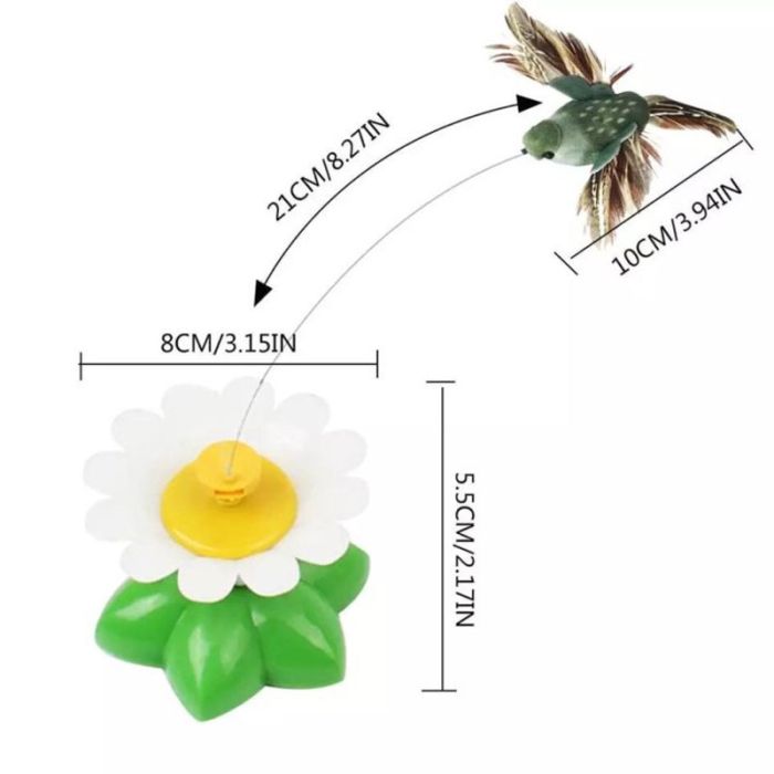 Іграшка для кішок пташка Механічна