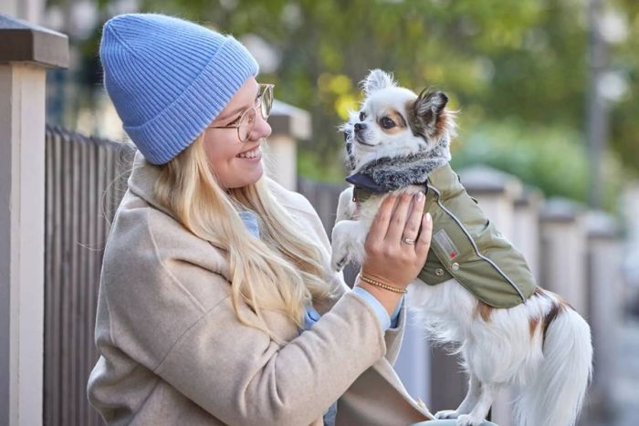 Куртка парку для собак Wolters Amundsen 36 см Оливковий