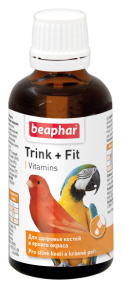 Вітаміни Beafar Trink + Fit для кістяка та оперення птахів 50 мл. 