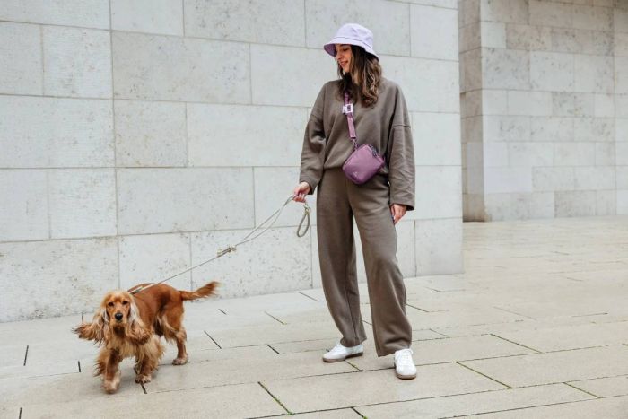 Сумка для ласощів і аксесуарів собак Palopa Greta L Ягідний