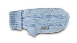 В'язаний светр для собаки Wolters Cable Knit з візерунком коси 50 см Синій