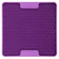 Лизальний килимок антистрес для маленьких собак собак LickiMat Mini Tuff Soother Purple, тверда основа