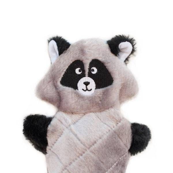 М'яка іграшка для собак єнот ZippyPaws Jigglerz Raccoon з пищалкою