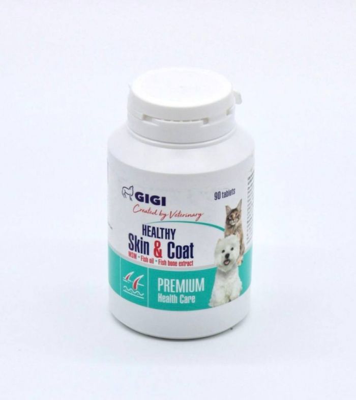 Healthy Skin  Coat Gigi - вітаміни для шкіри і шерсті 90 табл