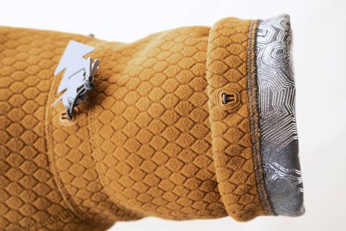 Утеплена куртка для собак Hurtta Warming Midlayer ECO 60 Гірчичний