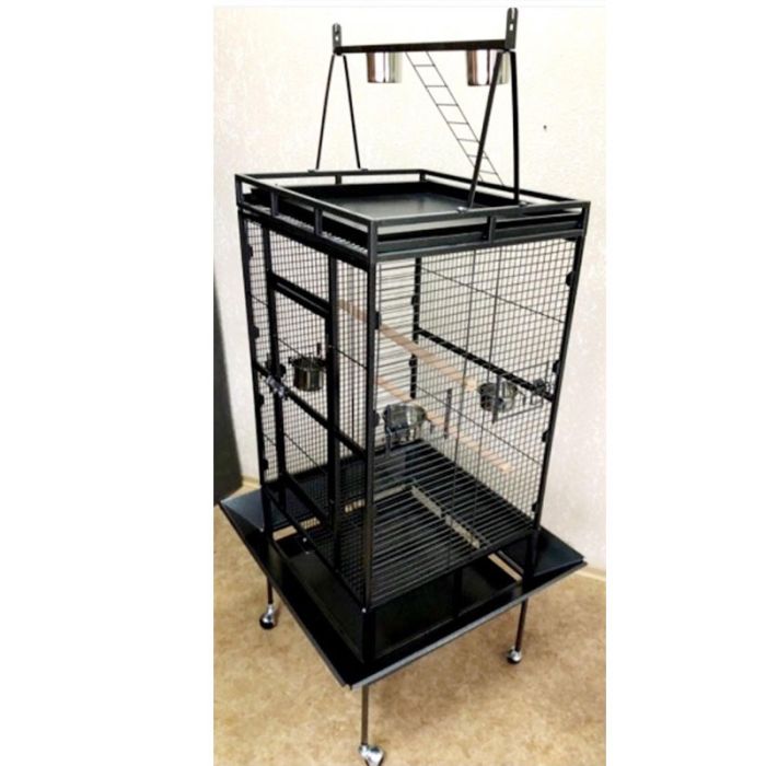 Вольєр для птахів на колесах 80х76х172 см 