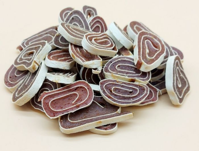 Роли 200гр з мясом качки і тріски 4 см FM015S 