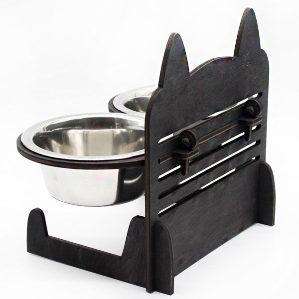 Кормушка для котів Cat Joy Мордочка венге 