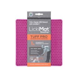 Лизальний килимок антистрес для собак LickiMat Soother PRO Tuff Pink тверда основа