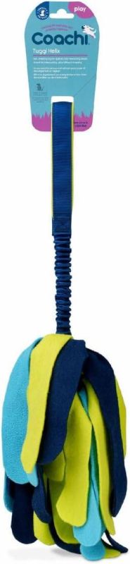 Іграшка для перетяжок для собак Coachi Tuggi Spider Синій із зеленим та блакитним