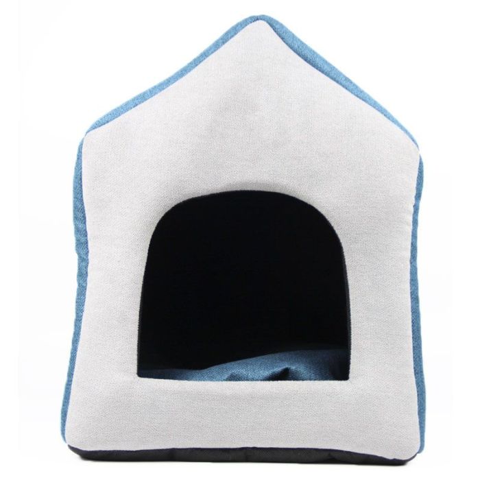 Будка  2 для собак 433340 см Сіро-синя