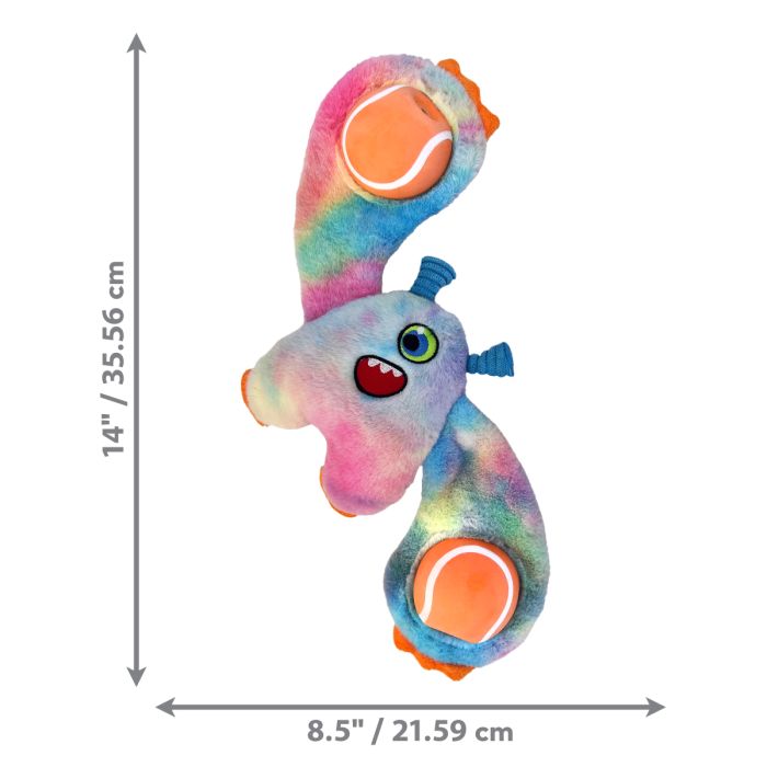 Іграшка для собак Kong Woozles Monster Різнокольоровий M