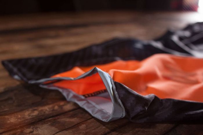 Комбінезон для собак жіночої статі Protector snow Non-stop dogwear Чорний/Помаранчевий L