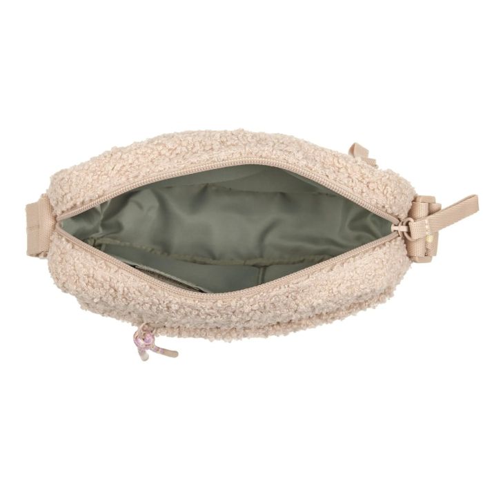 Квадратна сумка для ласощів та аксесуарів собак Palopa Noka Teddy-Fleece Бежевий