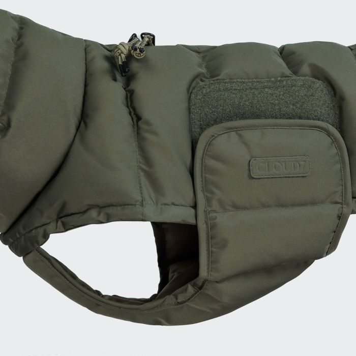 Утеплена куртка для такс і схожих порід собак Cloud7 Alaska Dachshund Оливковий 4