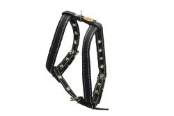 Шлея економ капрон одинарна 30 мм Фауна 305901-1 чорна 