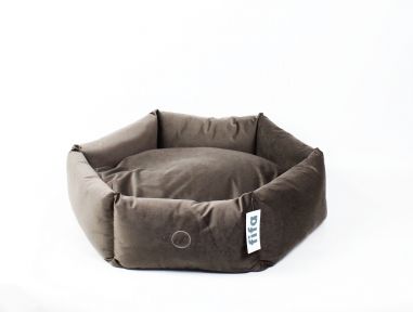 Лежак Леон шестикутний. Коричневий 434315 см. 