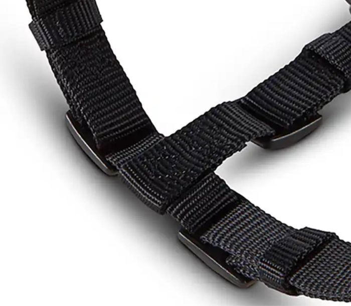 Анатомічна шлейка для собак Wolters Professional XL 75-100 см / 25 мм Чорний